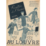 Au Louvre : Rentrée des classes : Vêtements, trousseaux, articles pour pensions