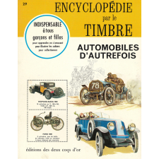 Encyclopédie par le timbre : automobiles d'autrefois