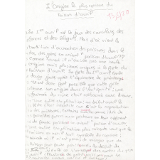 Dictée : l'origine la plus connue du poisson d'avril