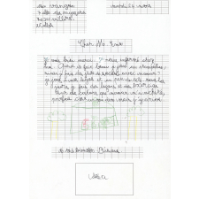 Réponse d'un élève au courrier de son enseignant pendant le confinement