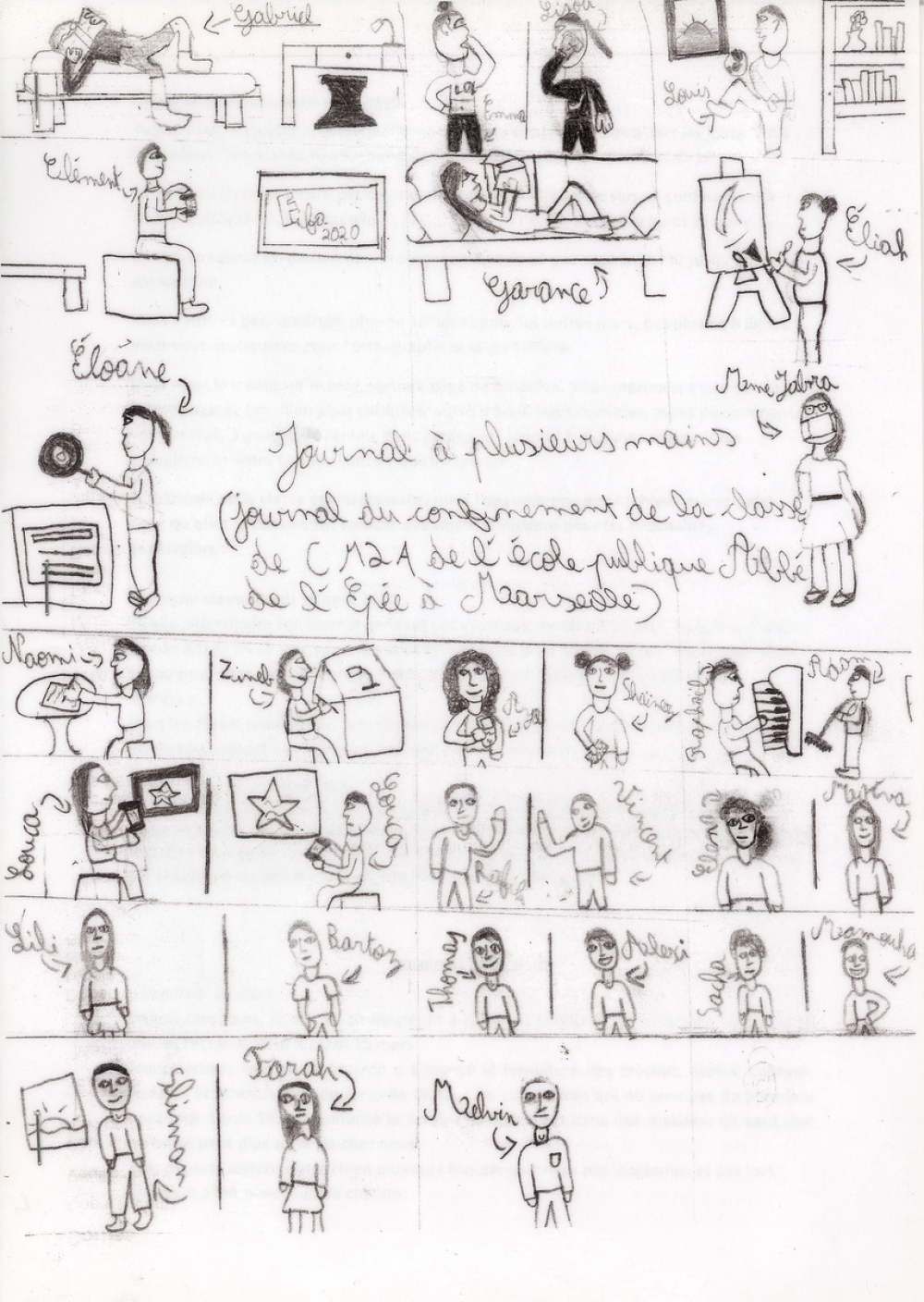 Journal à plusieurs mains : journal du confinement