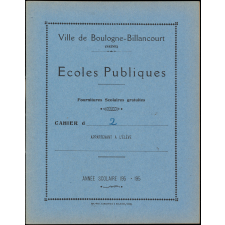 Cahier journalier