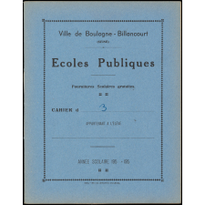 Cahier journalier