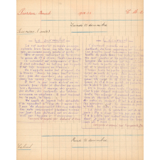 Cahier journalier