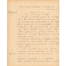 Cahier journalier
