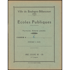 Cahier journalier