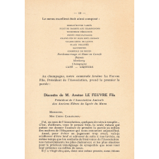 Brochure du Cinquantenaire de l'Association et du LXXVème anniversaire du lycée du Mans. 