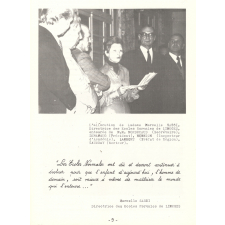 Brochure du centenaire de l'École Normale d'Instituteurs de Limoges. 