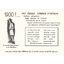 Plaquette du centenaire de l'École Normale d'Instituteurs de Limoges. 