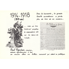 Plaquette du centenaire de l'École Normale d'Instituteurs de Limoges. 