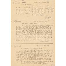 Circulaire du Ministre de l'Éducation Nationale sur la rentrée scolaire demandant des cérémonies commémorant la mort des cinq élèves du Lycée Buffon fusillés par les Allemands le 8 février 1943. 