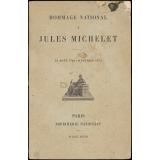 Brochure d'hommage national à Jules Michelet. 