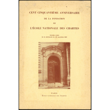 Brochure du cent cinquantième anniversaire de la fondation de l'École Nationale des Chartes.