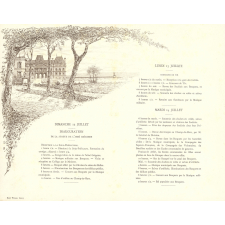Invitation aux fêtes données par la ville de Lunéville à l'occasion de l'inauguration de la statue de l'Abbé Grégoire. 