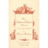 Programme de la Fête caritative Erckmann-Chatrian (Bazar costumé) des 22, 23 et 24 mai 1908. 