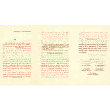 Programme de la Fête caritative Erckmann-Chatrian (Bazar costumé) des 22, 23 et 24 mai 1908. 