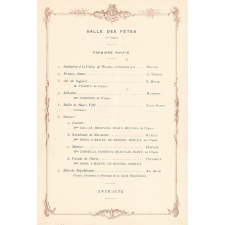 Programmes des fêtes données à l'occasion du centenaire de la naissance de Michelet. 