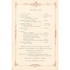 Programmes des fêtes données à l'occasion du centenaire de la naissance de Michelet. 