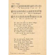 Chant composé à l'occasion de la mort de Victor Hugo. 