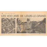 Les 400 ans de Louis-le-Grand.