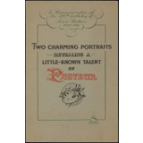 Two charming portraits revealing a little-known talent of Pasteur : In commemoration of the 125th birthday of Louis Pasteur 1822-1947