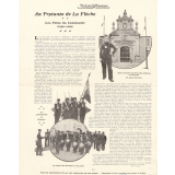Page de magazine du 10 juillet 1908 portant sur les fêtes du centenaire du Prytanée de La Flèche. 