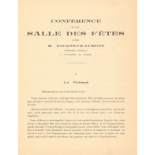 Brochure du cinquantenaire de la fondation de l'Enseignement Secondaire des Jeunes Filles à Poitiers. 