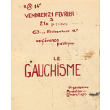 Conférence publique : Le gauchisme.