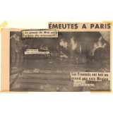 Emeutes à Paris.