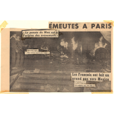 Emeutes à Paris.