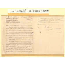 La Noyade de Gilles Tautin.