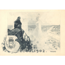 Carton d'invitation à l'inauguration du monument Victor Hugo à Paris.