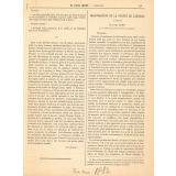 Article : Inauguration de la statue de Lakanal à Foix, de La Revue bleue. 