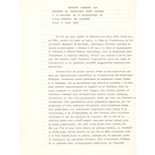 Documents portant sur l'inauguration du Collège d'Enseignement Secondaire Emmanuel de Martonne à Laval. 