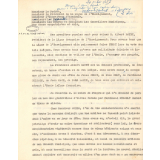 20 octobre 1957 - Discours d'Aimé Souché pour l'inauguration du cours complémentaire Ferdinand Renault à Pamproux (2 Sèvres). 