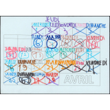 Calendrier du mois d'avril