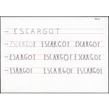 Exercice d'écriture