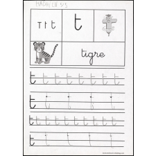 Exercice d'écriture : la lettre T
