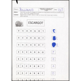 Exercice : le mot escargot