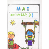Coloriage du mois de mai