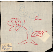 Travail de broderie.