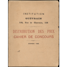 Distribution des prix Cahier de concours