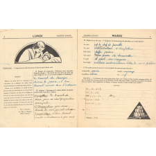 Cahier de vacances avec concours, N°5 cours moyen 2e année, cours supérieur 1ère année-classe de 7e des lycées (C.E.P.) -12 à 13 ans