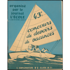 43e= concours de Devoirs de Vacances, cours complémentaire N°8 (classe de 5e)