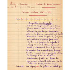 Cahier de devoirs mensuels