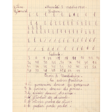 Cahier d'exercices