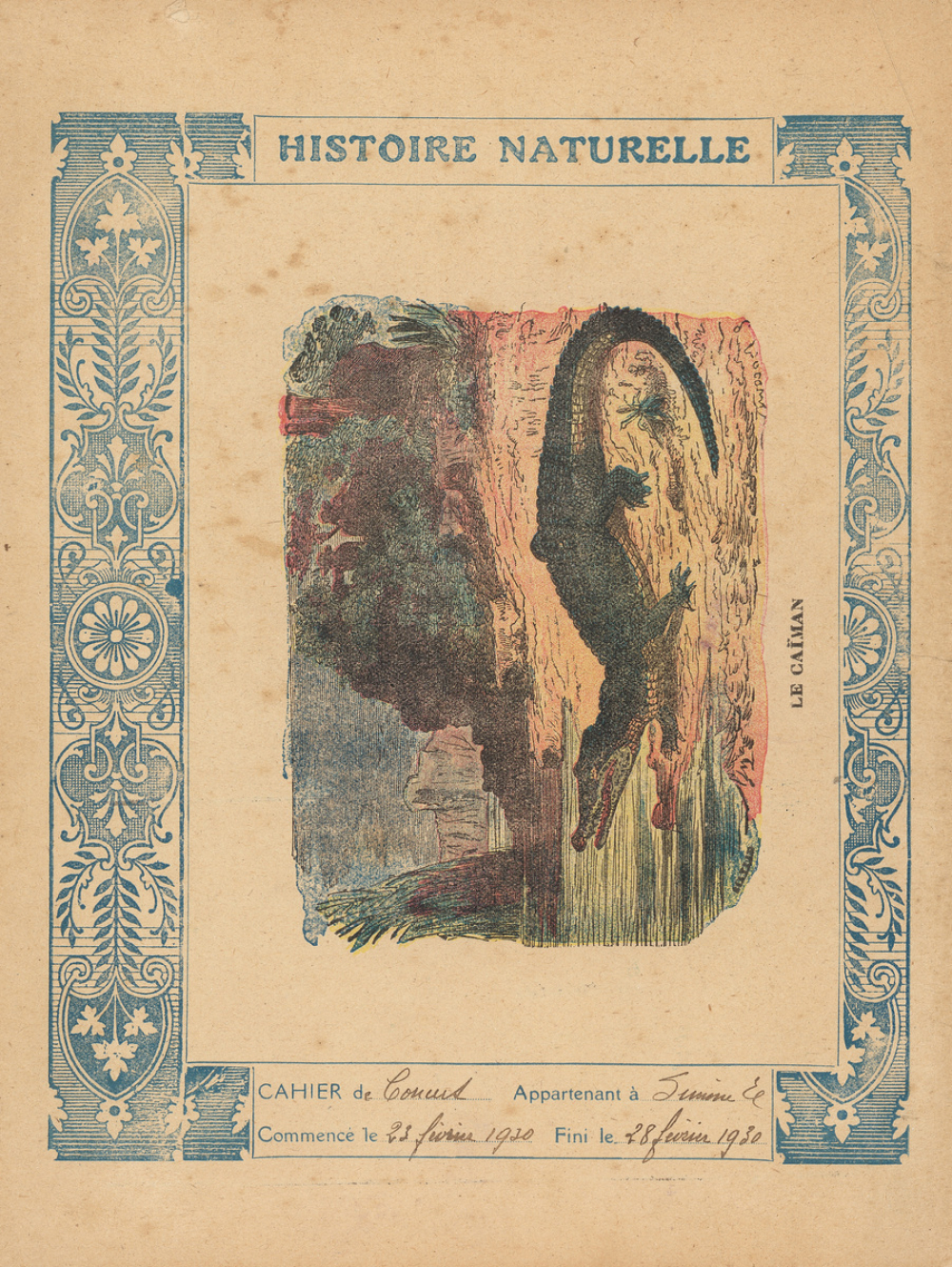 Cahier de saynète, comédies.
