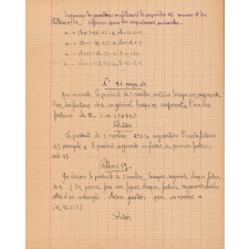 Problèmes oraux