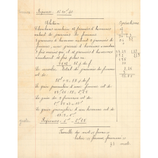 Cahier d'exercices