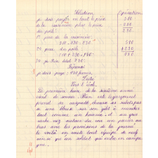 Devoirs du jour